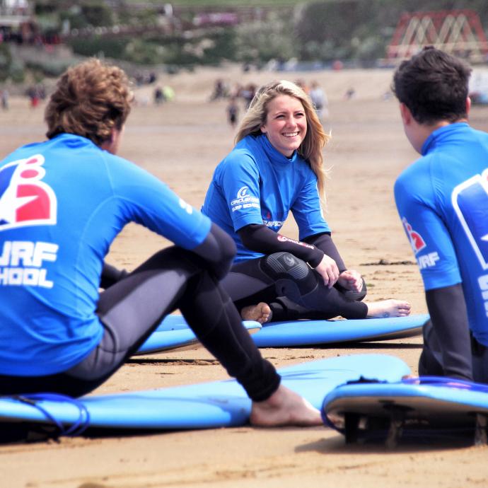 Surf Lessons Woolacombe Beach North Devon